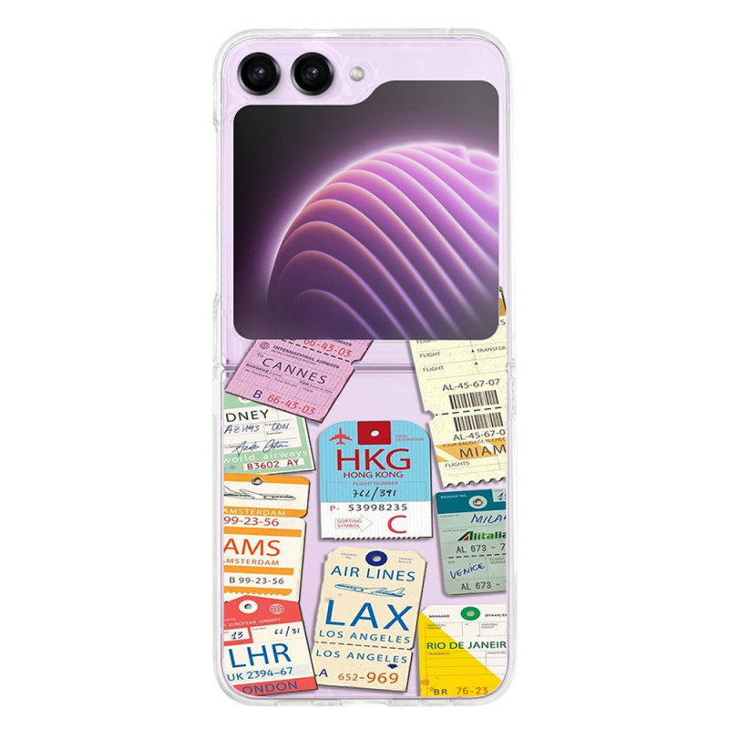 Coque Samsung Galaxy Z Flip 5 Transparente Voyage