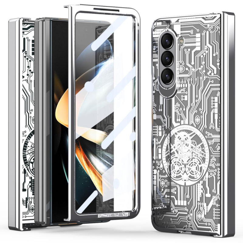 Coque Samsung Galaxy Z Fold 5 Mécanismes avec Protecteur Écran