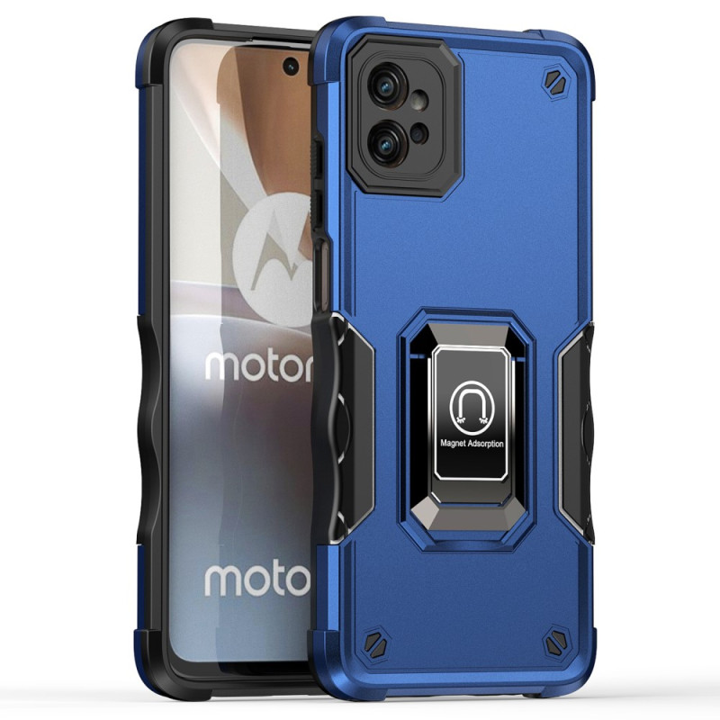 Coque Moto G32 Anneau-Support Coins Renforcés