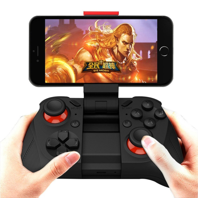 Manette de Jeux Bluetooth avec Support pour Mobile