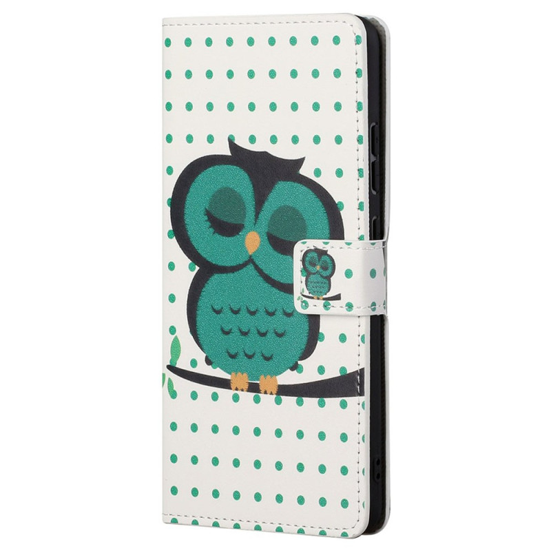 Housse Moto G22 Hibou Endormi