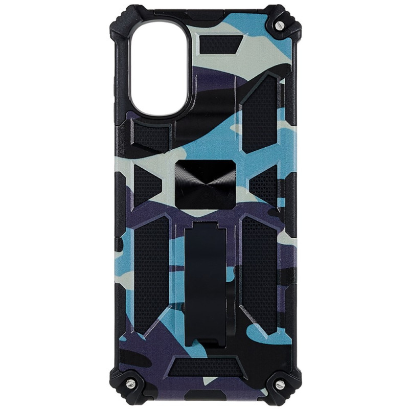 Coque Moto G22 Camouflage Support Amovible