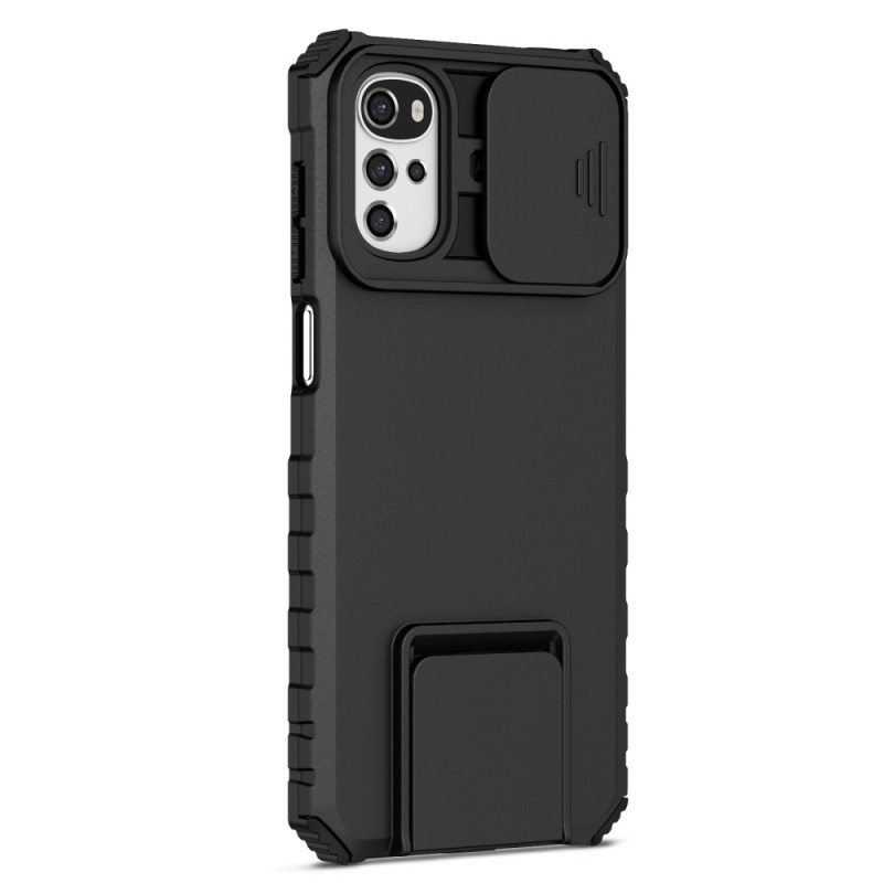 Coque Moto G22 / E32 Support et Protège-Lentilles