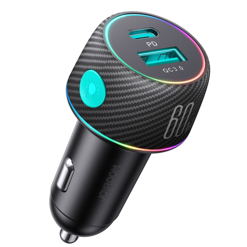 Chargeur JOYROOM pour Allume Cigare Voiture Ports USB et USB-C