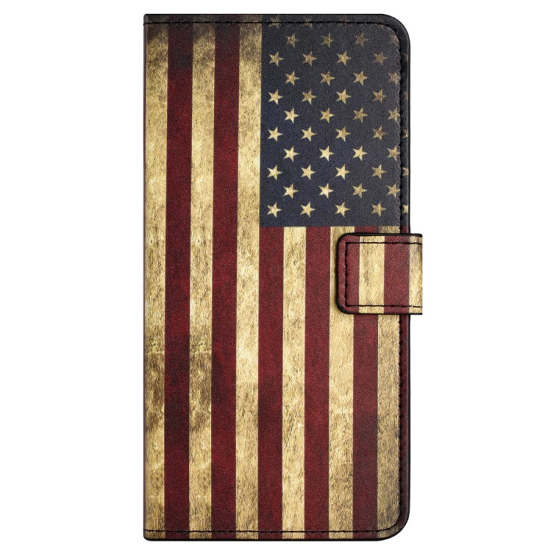 Housse Xiaomi Redmi 12 Drapeau USA Vintage