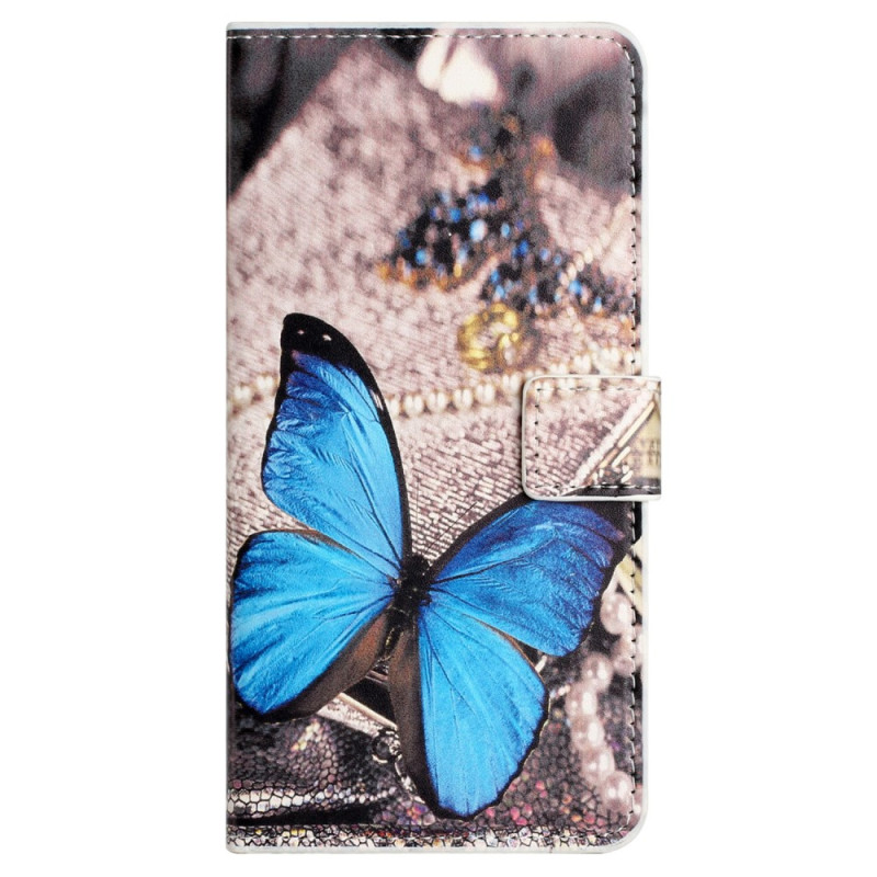 Housse Xiaomi Redmi 12 Papillon Bleu