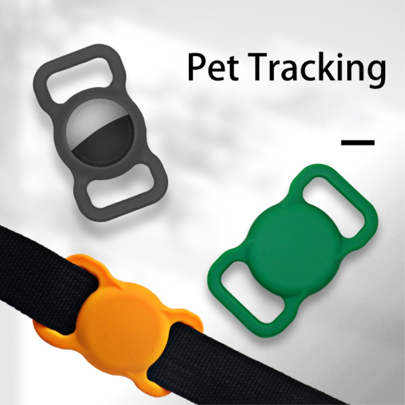 1 Étui De Protection En Silicone Pour Airtag, Support De Collier Pour  Animaux De Compagnie Pour Air Tag, Protection Des Acheteurs De 90 Jours