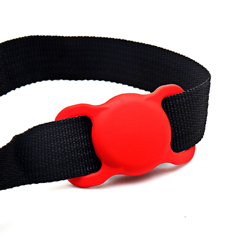 Collier pour chien Airtag, collier pour chien Air Tag réglable avec boucle  de sécurité anti-échappement, avec étui de support airtag