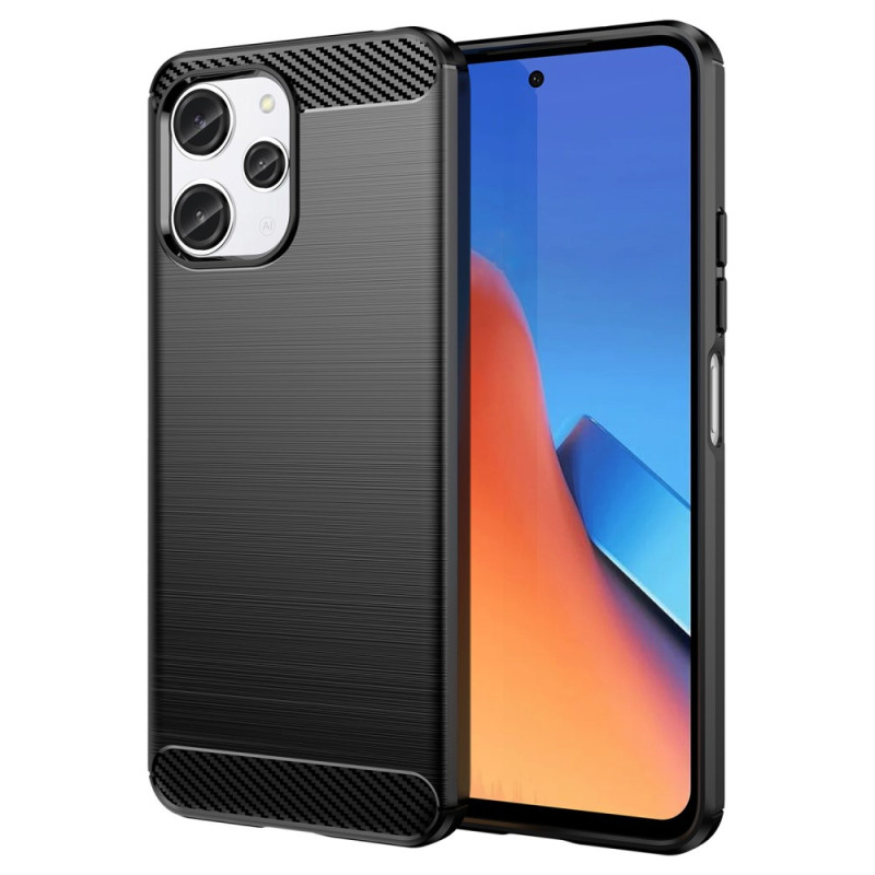 Coque Xiaomi Redmi 12 / 12 5G / Poco M6 Pro 5G Fibre Carbone Brossée