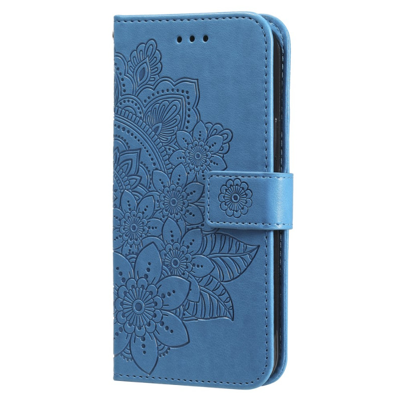 Housse Xiaomi Redmi 12 Mandala Floral à Lanière