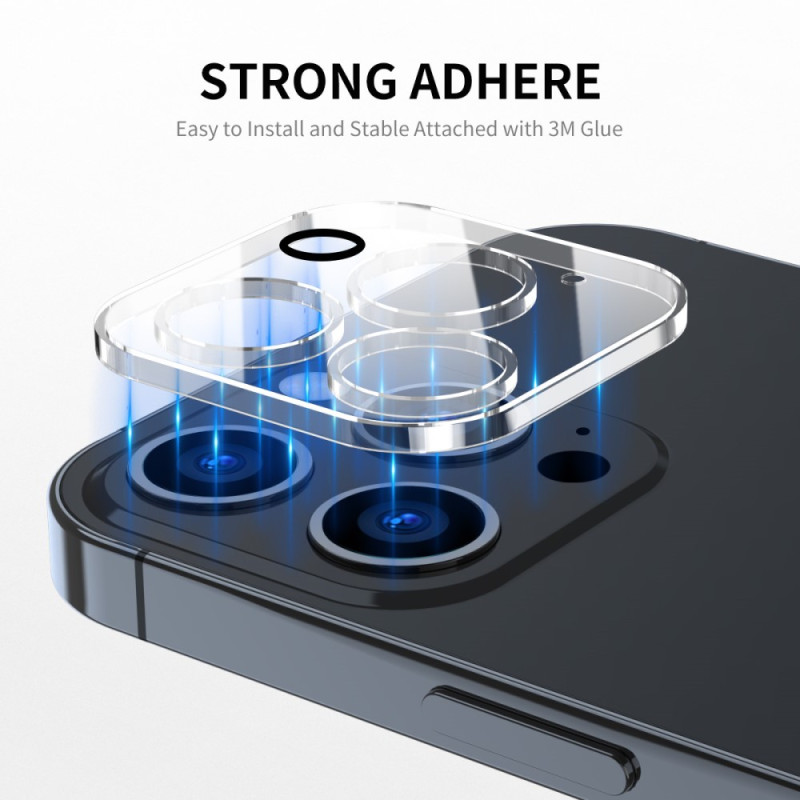 imluckies Caméra Arrière Protecteur Compatible avec iPhone 15 Pro/iPhone 15  Pro Max - Dureté 9H Protection Caméra Objectif en Verre Trempé HD - Anneau  de Lentille en Métal Anti-Rayures - Bleu 