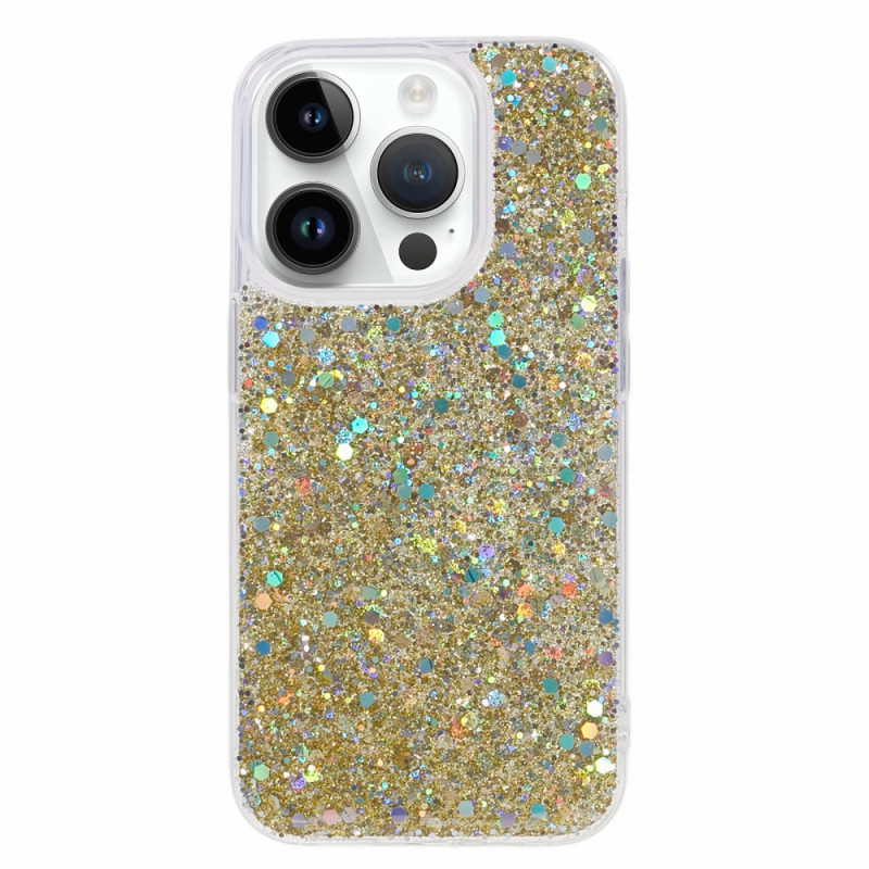 Coque iPhone 15 Pro Juste Paillettes