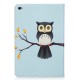 Housse iPad Mini 4 Hibou Perché Sur La Branche