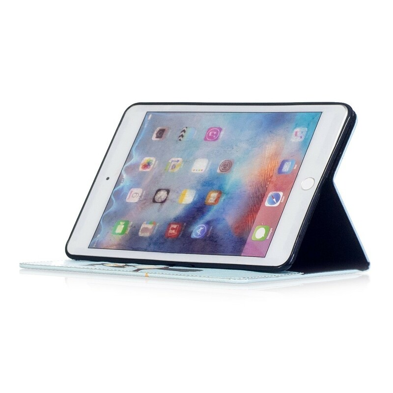 Housse iPad Mini 4 Hibou Perché Sur La Branche