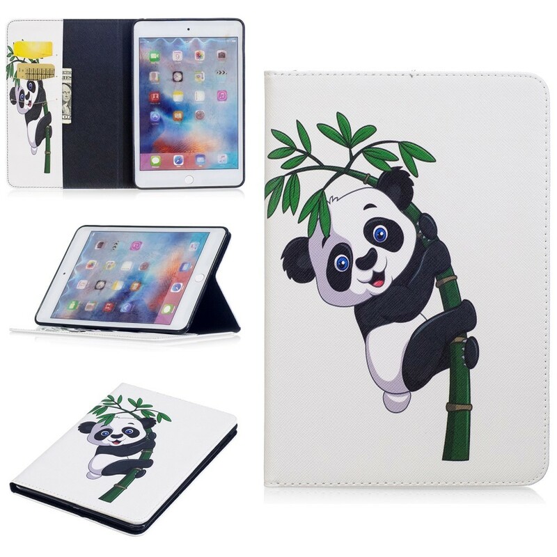 Housse iPad Mini 4 Panda Sur Le Bambou