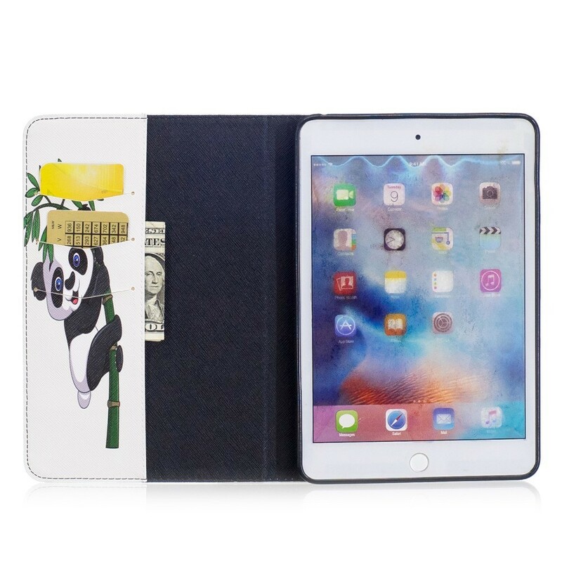 Housse iPad Mini 4 Panda Sur Le Bambou