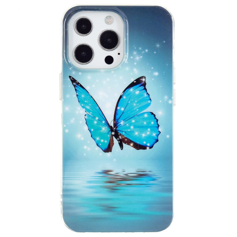 Coque iPhone 15 Pro Max Fluorescente Papillons