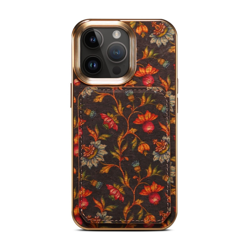 Coque iPhone 15 Pro Max Porte-Cartes Support Vintage