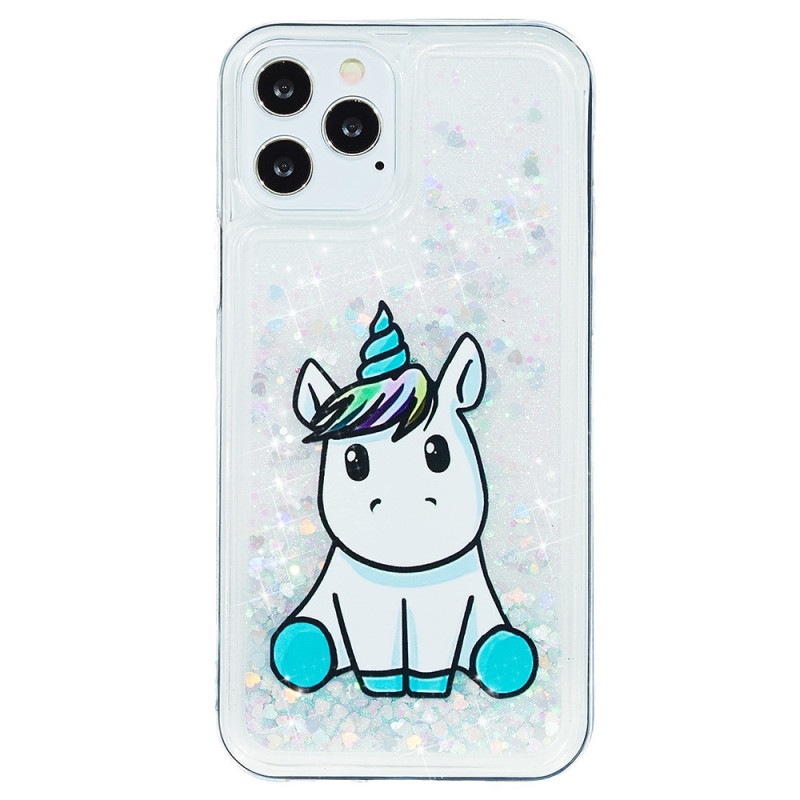 Coque iPhone 15 Pro Max Paillettes Licorne