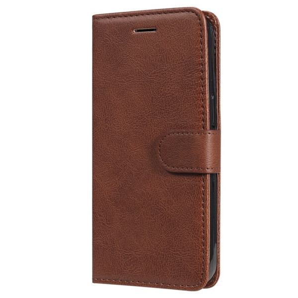 Housse iPhone 15 Plus Simili Cuir Uni à Lanière