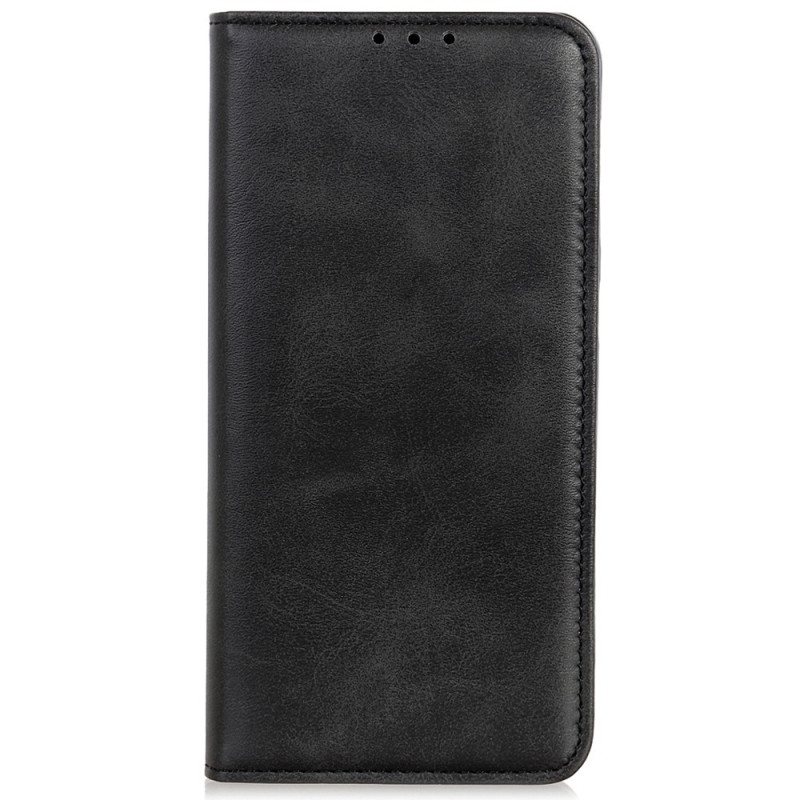 Flip Cover iPhone 15 Cuir Fendu