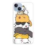 Coque iPhone 15 Plus Tas de Chats Coque iPhone 15 Plus Tas de Chats