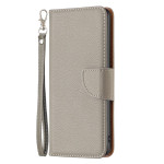 Housse iPhone 15 Plus Simili Cuir Litchi à Lanière Housse iPhone 15 Plus Simili Cuir Litchi à Lanière