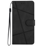 Housse iPhone 15 Plus Lignes avec Lanière Housse iPhone 15 Plus Lignes avec Lanière