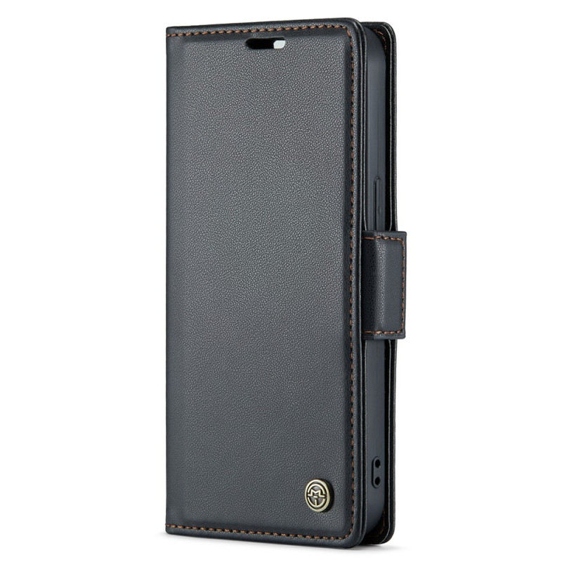 Housse iPhone 15 Plus Style Cuir CASEME