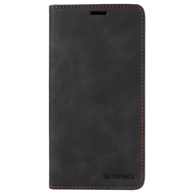 Flip Cover iPhone 15 Pro Style Cuir BETOPNICE