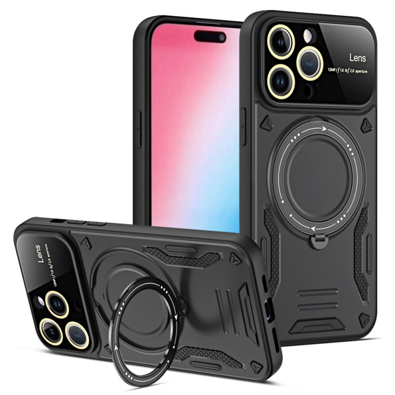 Coque iPhone 15 Pro Compatible MagSafe avec Anneau-Support Coque iPhone 15 Pro Compatible MagSafe avec Anneau-Support