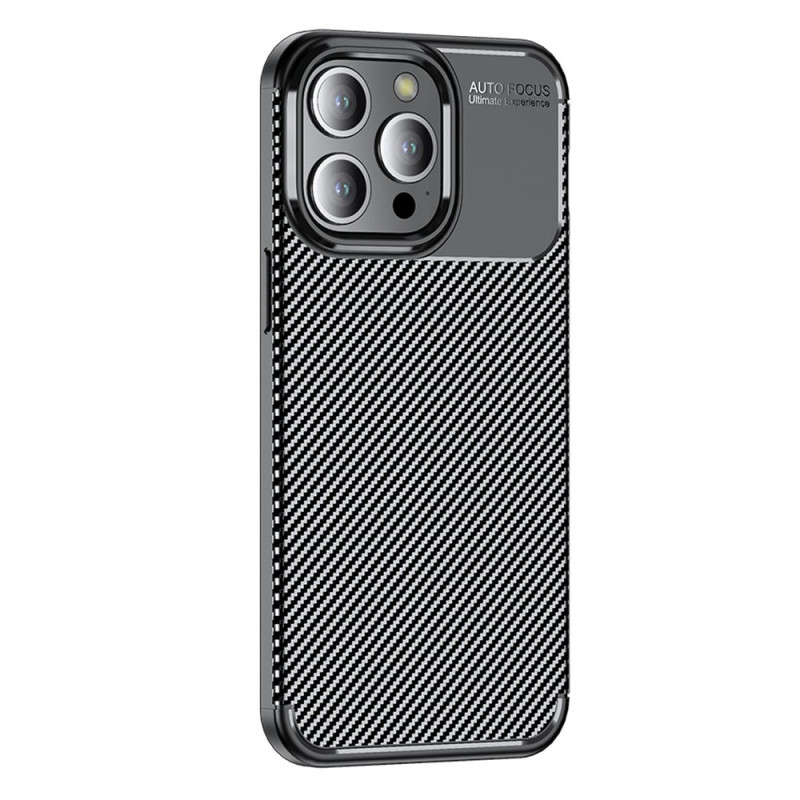 Coque iPhone 15 Pro Max Fibre Texture Carbone