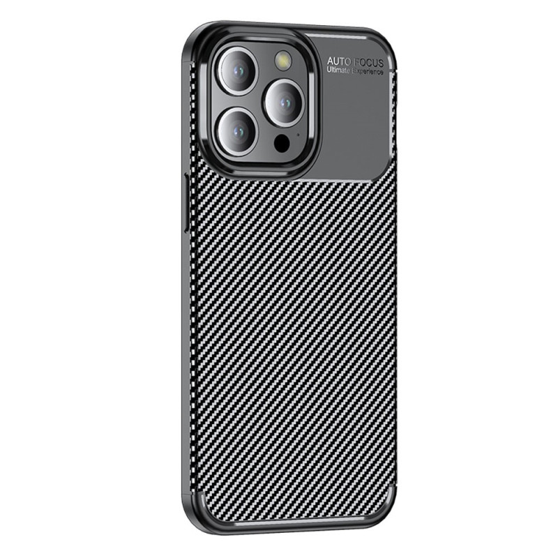 Coque iPhone 15 Pro Max Fibre Texture Carbone