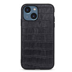 Coque iPhone 15 Véritable Cuir Texture Crocodile Coque iPhone 15 Véritable Cuir Texture Crocodile