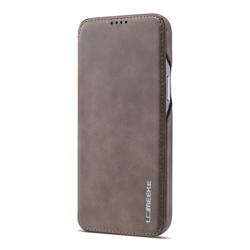 Flip Cover iPhone 15 Style Cuir LC.IMEEKE
