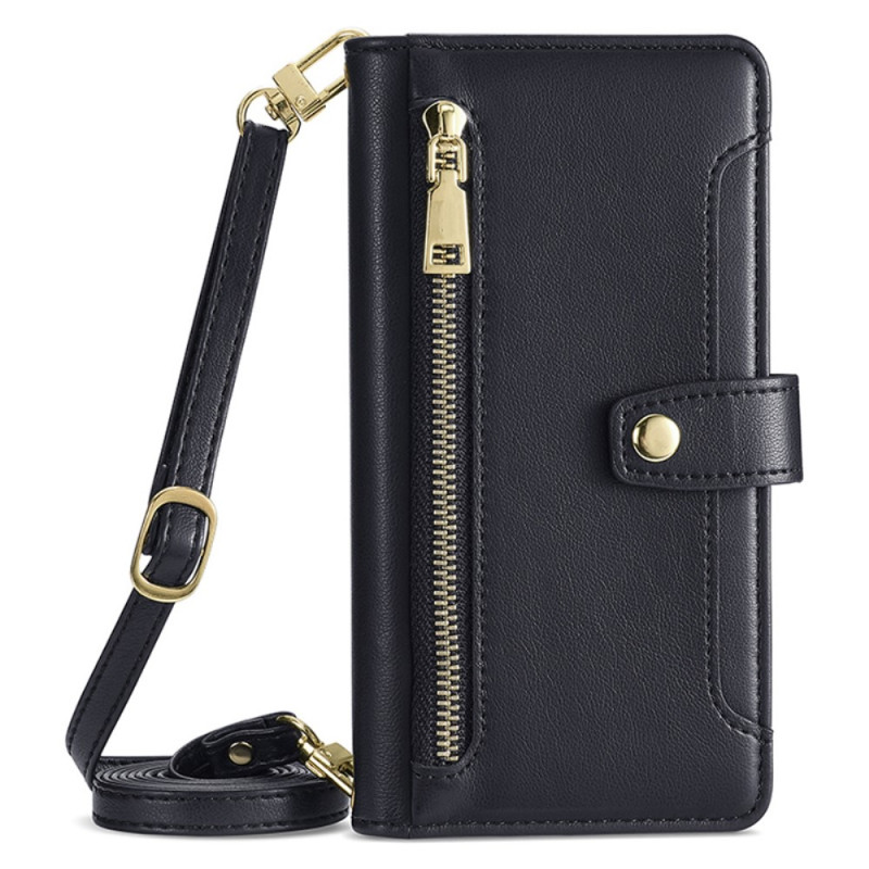 Housse iPhone 15 avec Bandoulière et Lanière Housse iPhone 15 avec Bandoulière et Lanière