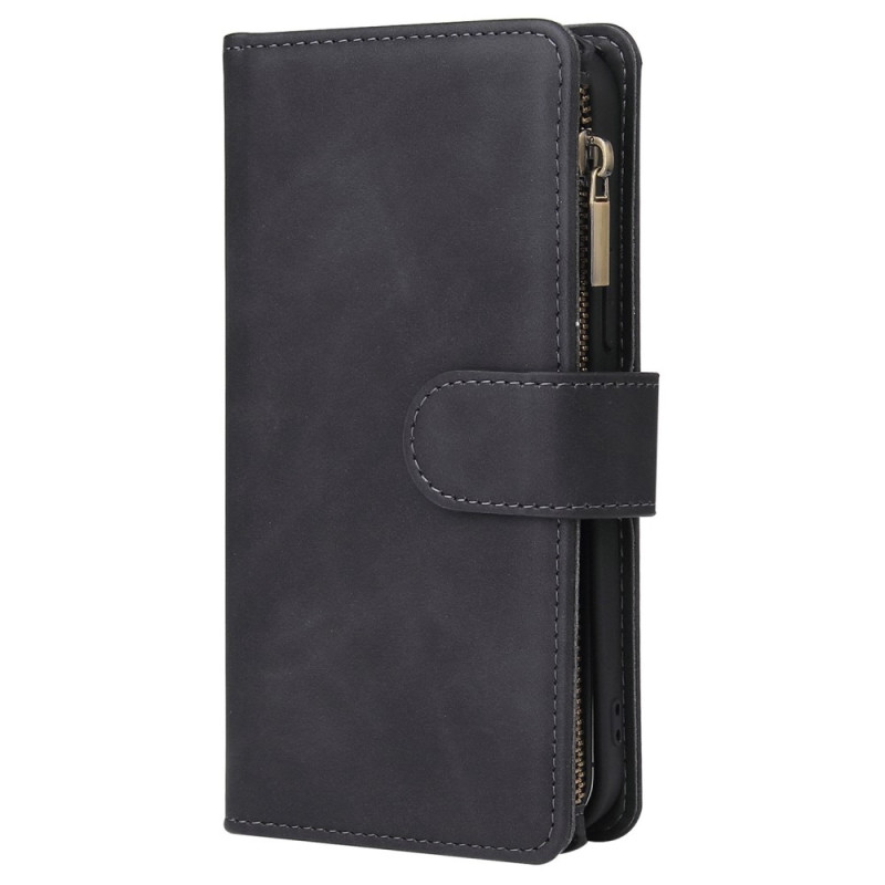 Housse iPhone 15 Premium Porte-Monnaie et Lanière Housse iPhone 15 Premium Porte-Monnaie et Lanière