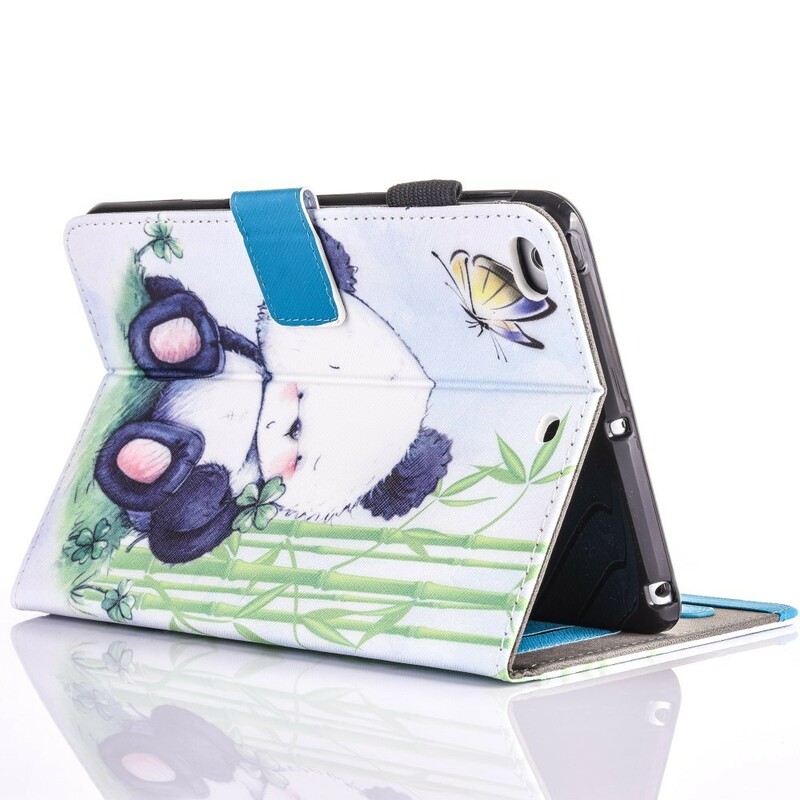 Housse iPad 9.7 pouces (2017) Panda Romantique