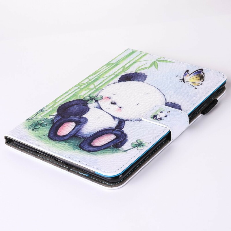 Housse iPad 9.7 pouces (2017) Panda Romantique