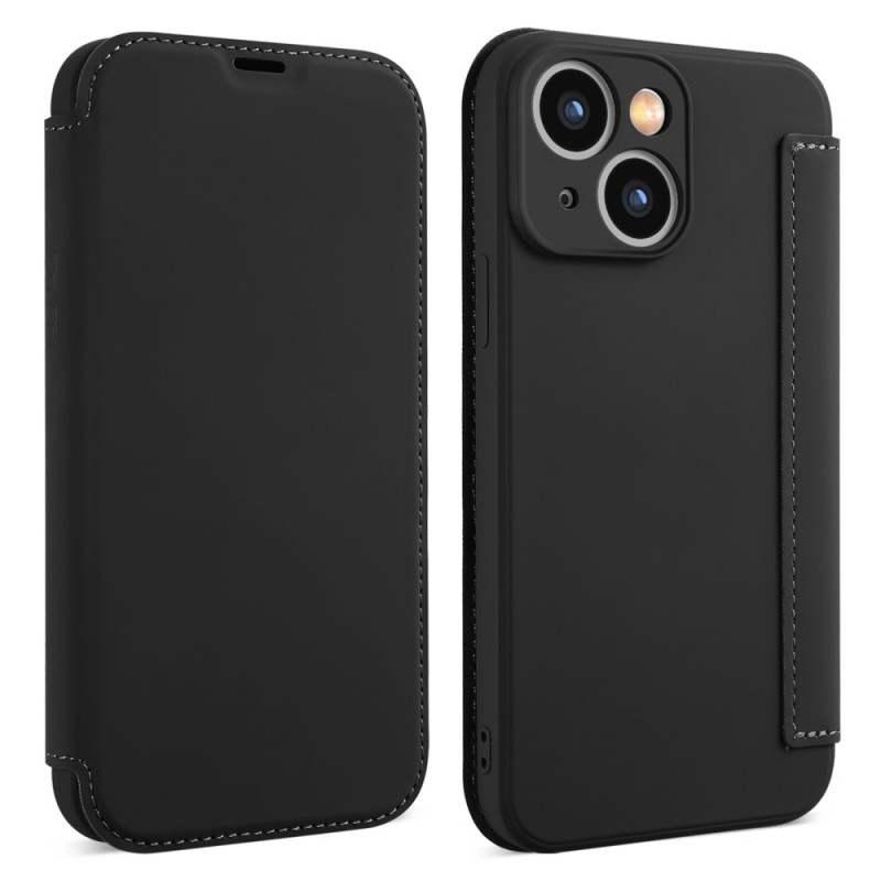 Flip Cover iPhone 15 Plus Silicone Liquide Flip Cover iPhone 15 Plus Silicone Liquide