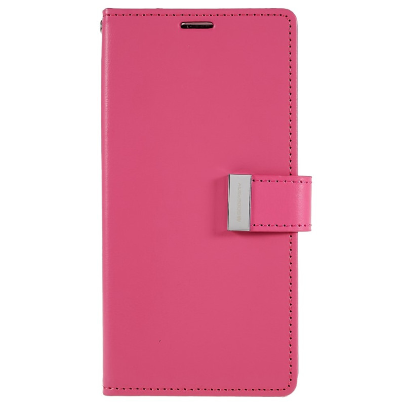 Housse iPhone 15 Plus Fermoir Argenté MERCURY GOOSPERY