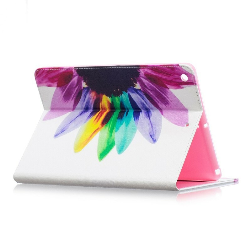 Housse iPad 9.7 pouces (2017) Fleur Aquarelle