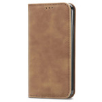 Flip Cover iPhone 15 Pro Max Effet Cuir Rétro Flip Cover iPhone 15 Pro Max Effet Cuir Rétro