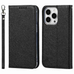 Flip Cover iPhone 15 Pro Max Style Cuir Douceur avec Lanière Flip Cover iPhone 15 Pro Max Style Cuir Douceur avec Lanière