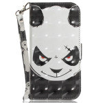 Housse Google Pixel 8 Angry Panda à Lanière Housse Google Pixel 8 Angry Panda à Lanière