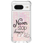 Coque Google Pixel 8 Paillettes Never Stop Dreaming Coque Google Pixel 8 Paillettes Never Stop Dreaming