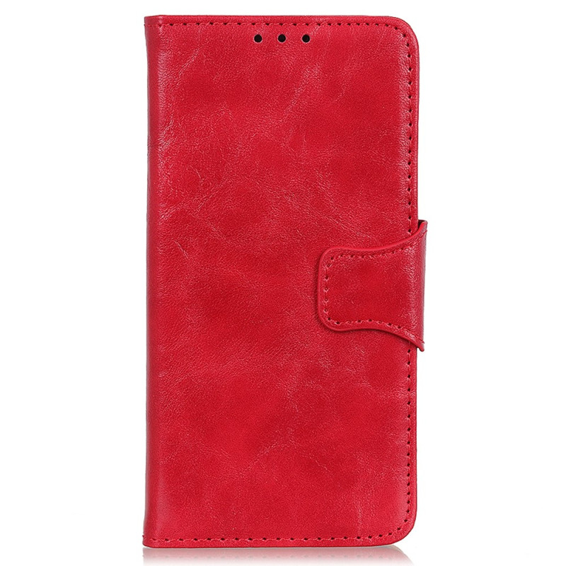 Housse Google Pixel 8 Cuir Fendu Fermoir Réversible