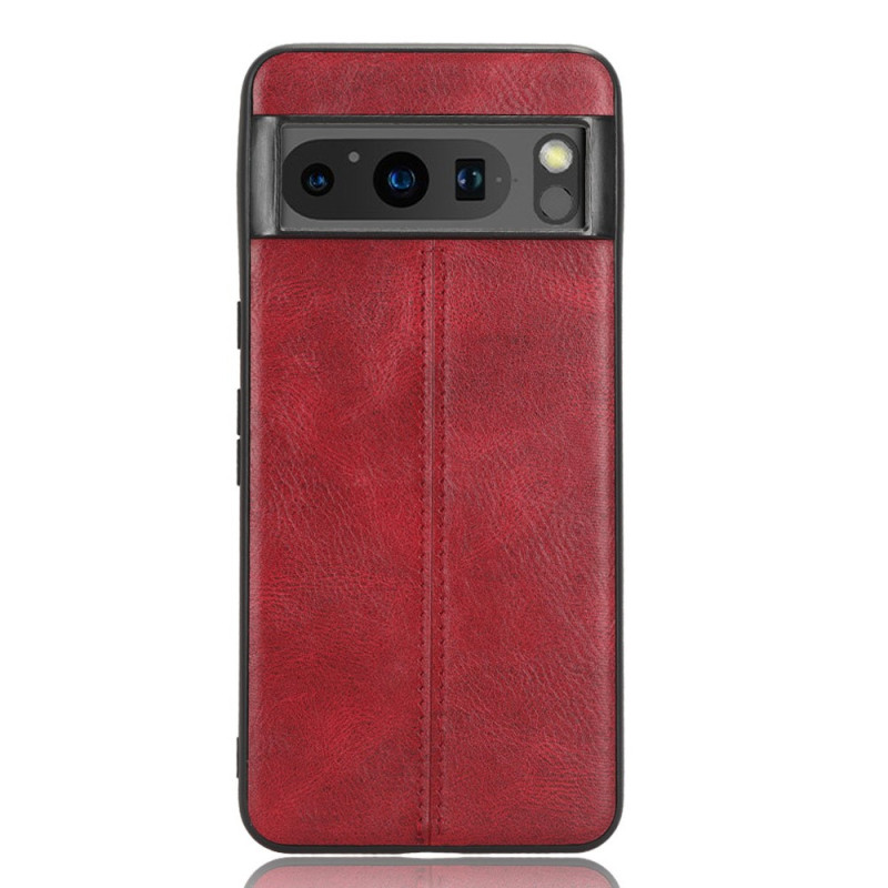 Coque Google Pixel 8 Simili Cuir Coutures