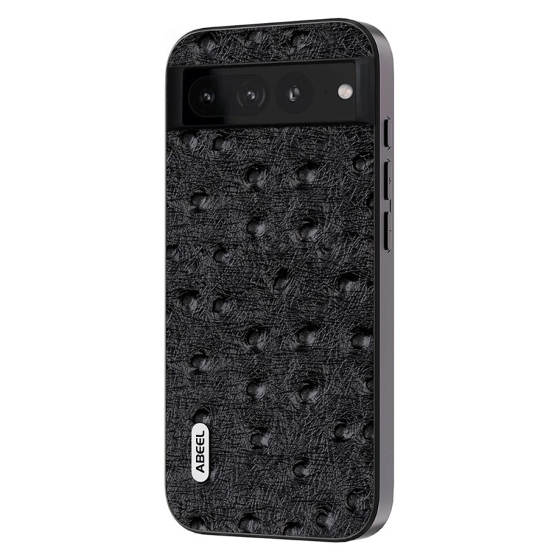 Coque Google Pixel 8 Véritable Cuir Style Autruche