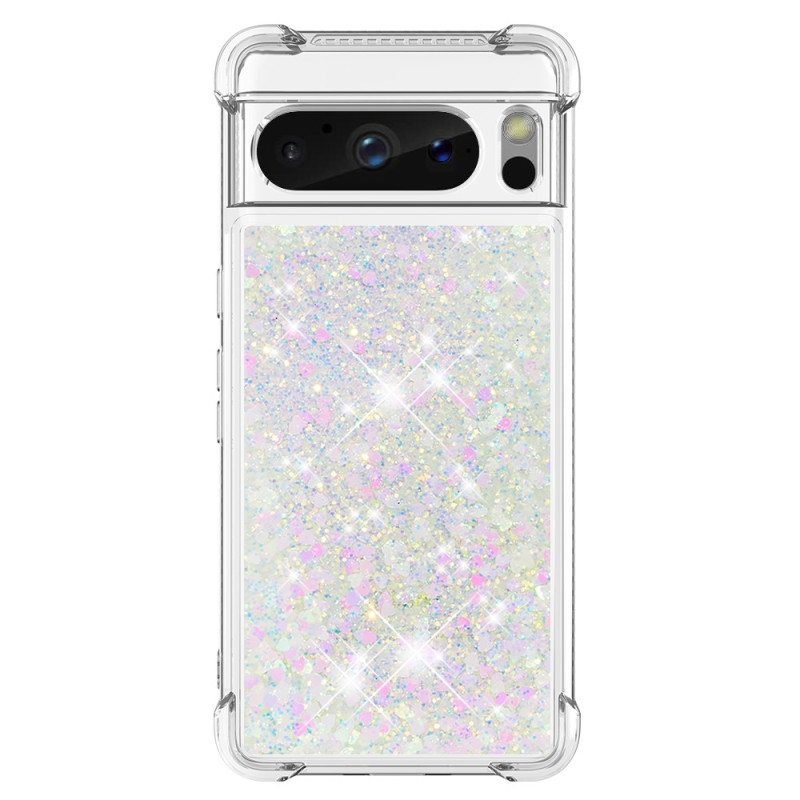 Coque Google Pixel 8 Pro Paillettes Coins Renforcés